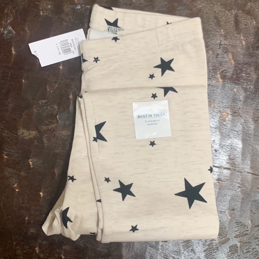 Old Navy Girls Leggings 10/12 Stars